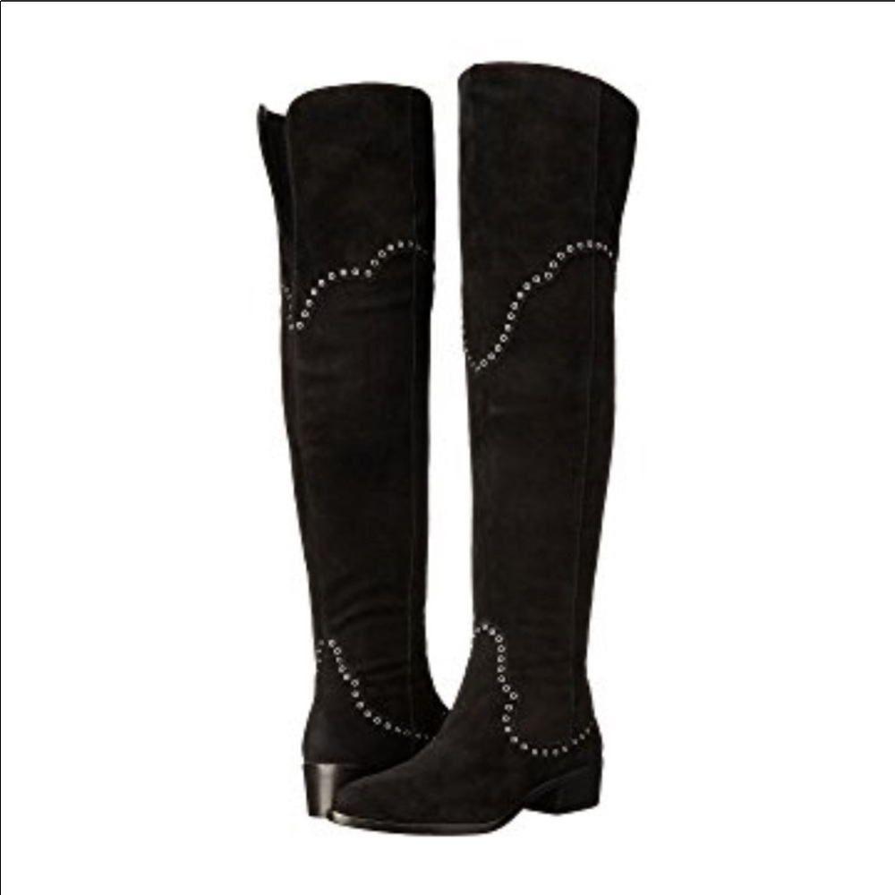 Frye Ray Grommet over the knee boots sz 7.5m - Picture 1 of 6